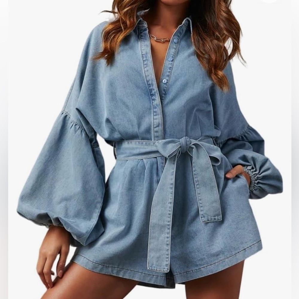 COPY - Denim Romper